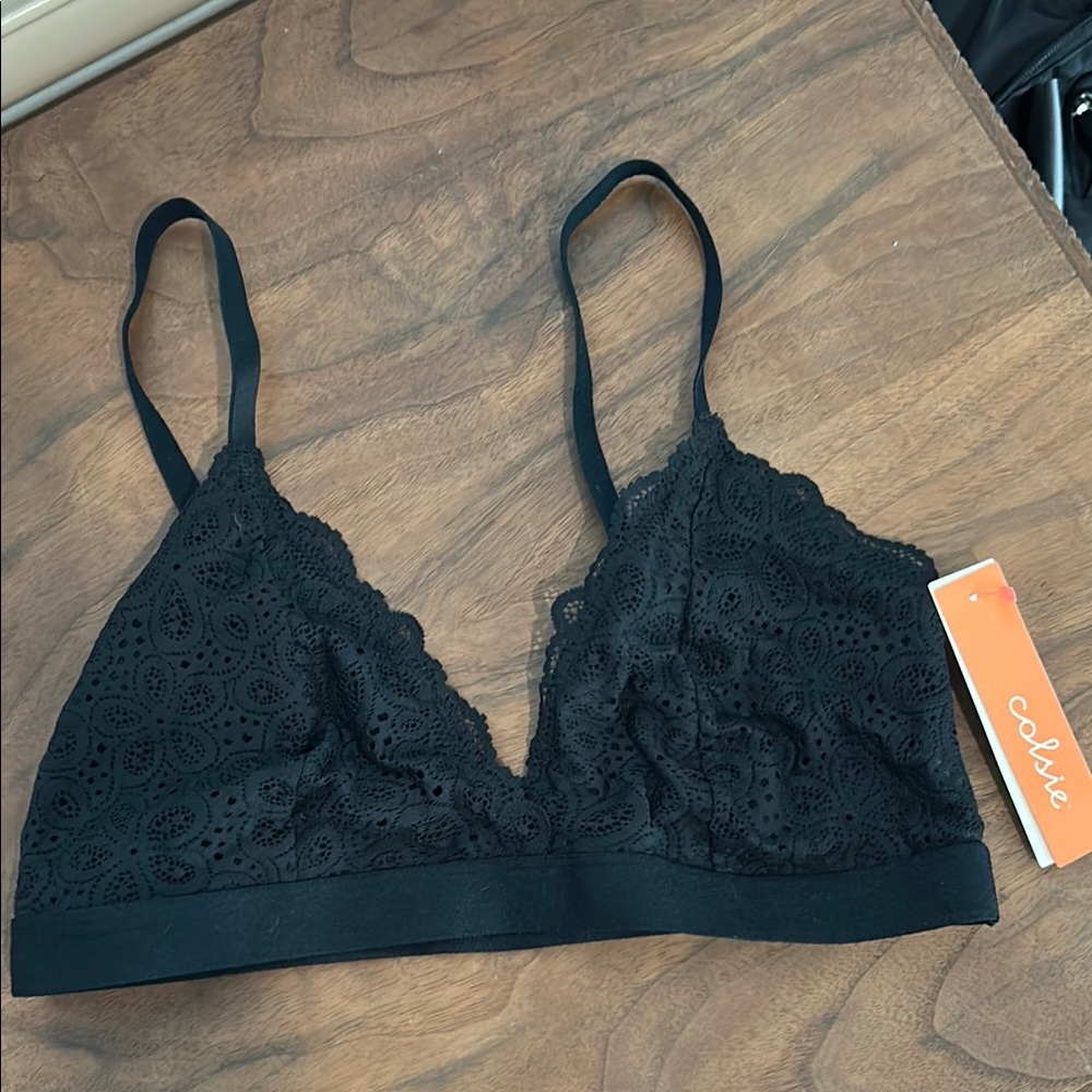 Colsie Black Lace Bralette